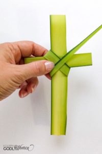 instructional photo for palm cross