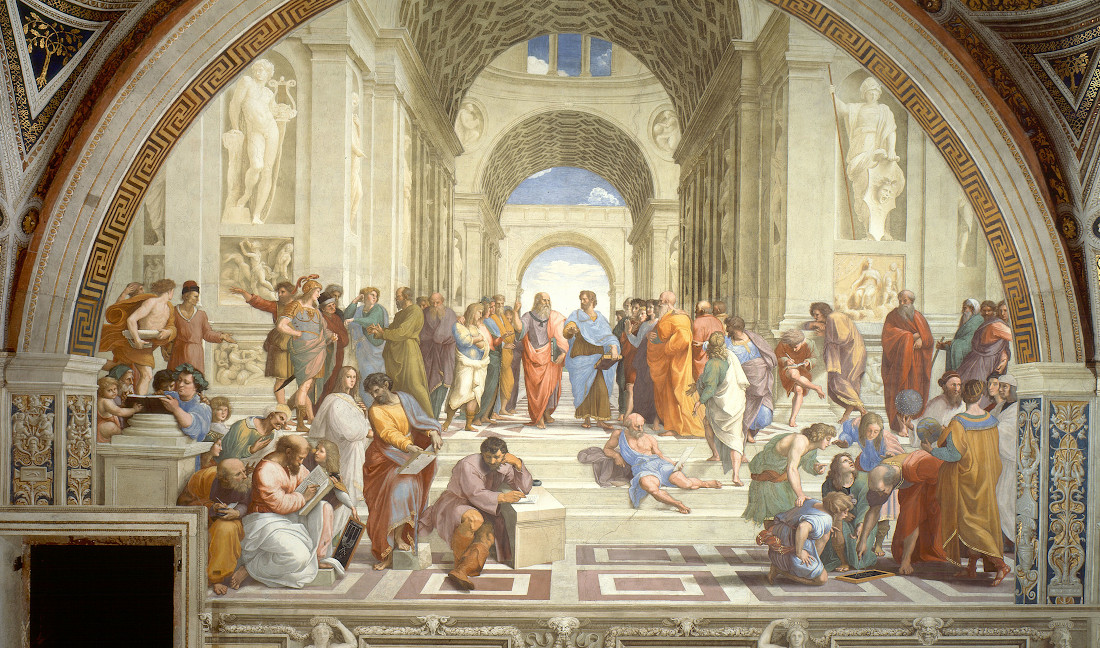 Raphael’s The School of Athens. There’s a place for big ideas in the kingdom of God (creative commons)