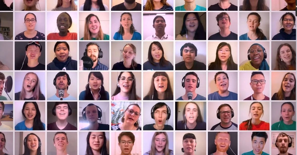 NTE20 - virtual choir sings behold our god