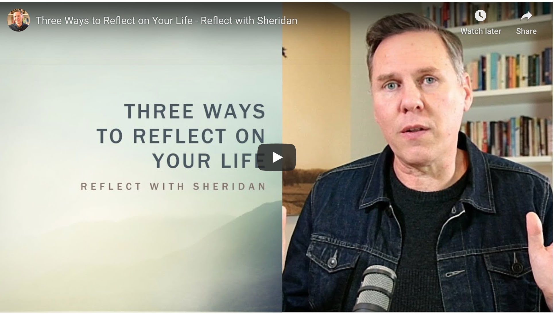 three ways to reflect on your life - sheridan voysey