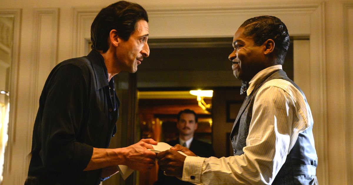 Adrien Brody and David Oyelowo in See How They Run