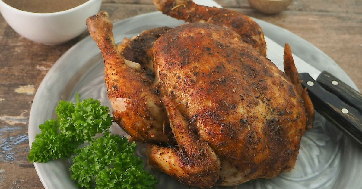 slow cooked baked chicken
