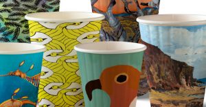 art coffee cups