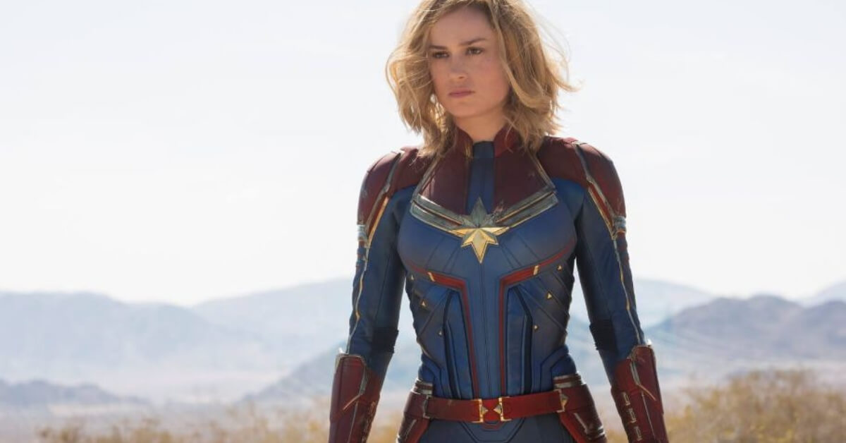 Brie Larson who plays the lead character in Captain Marvel