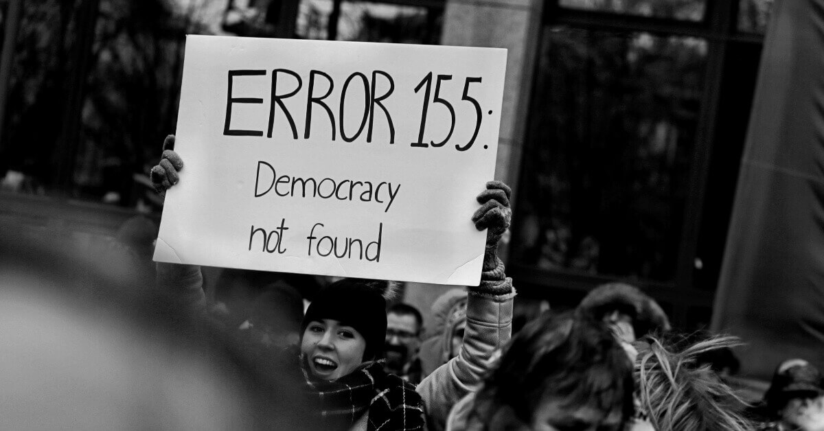 Democracy not found