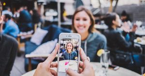 Woman taking a Photo