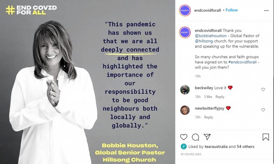 Bobby Houston Instagram Post