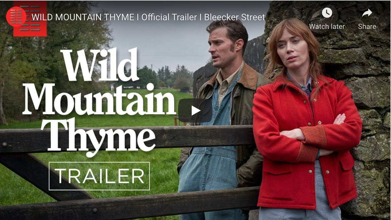 wild mountain thyme trailer