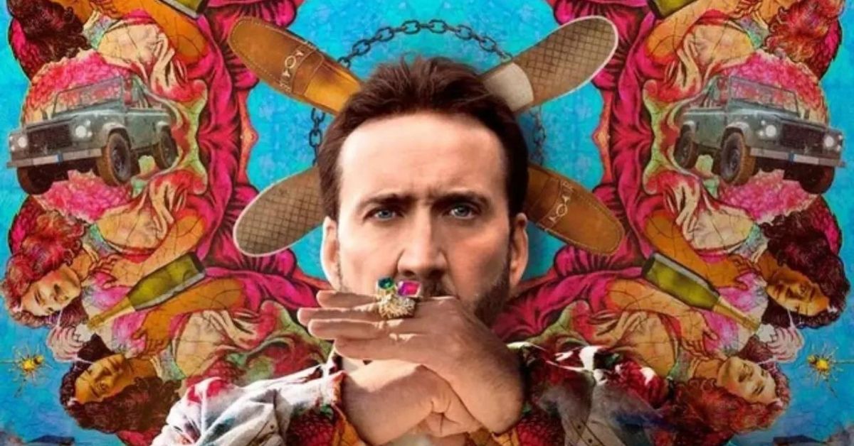 Nicolas Cage in Massive Talent Movie poster