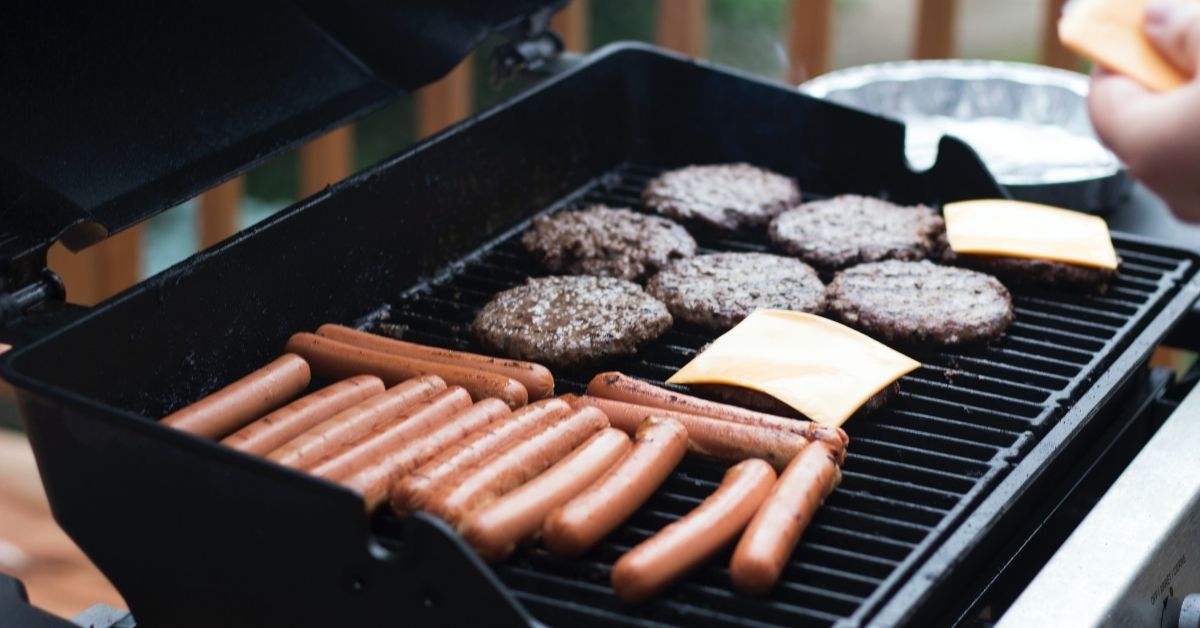 Sausages on a Barbecue -