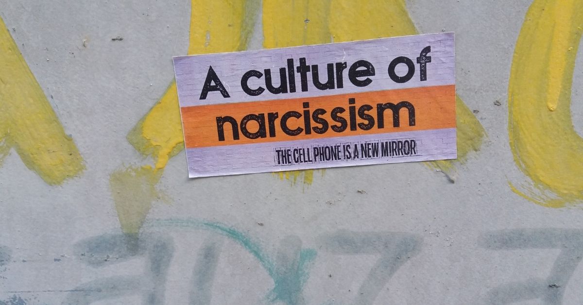 Culture of Narcissism sign - by Marija Zaric, Unsplash