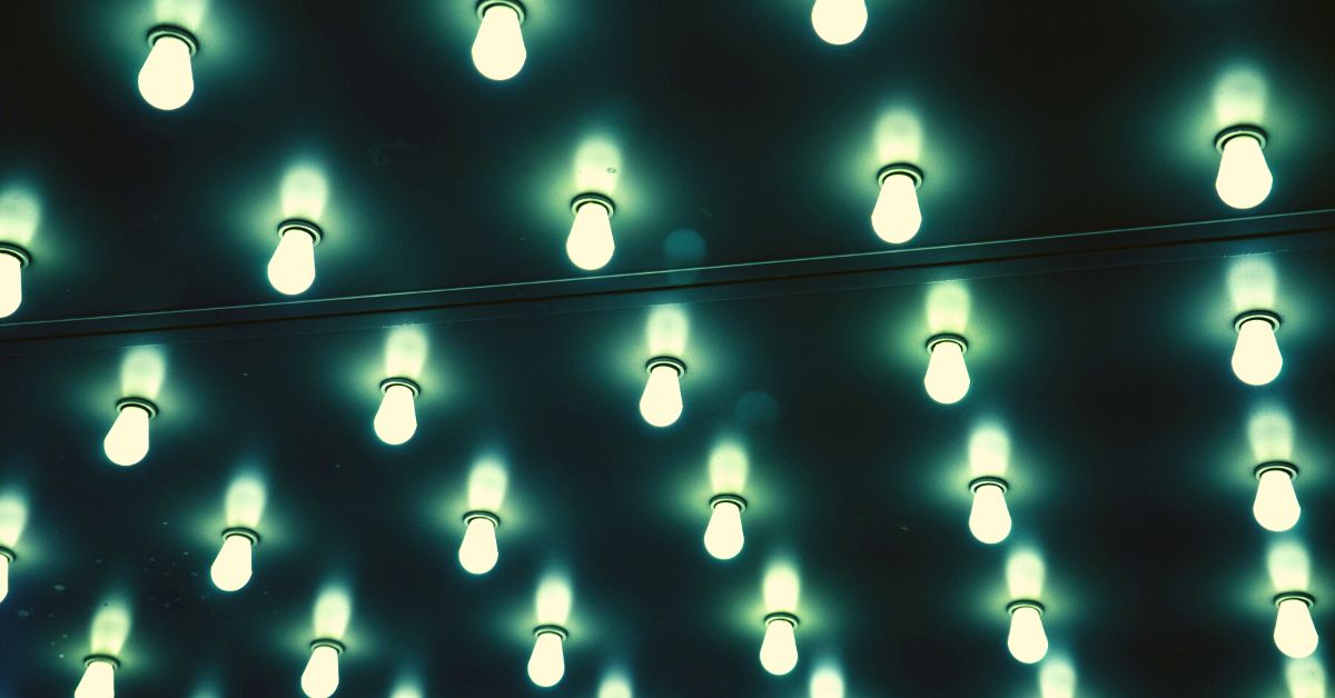 Rows of Lightbulbs