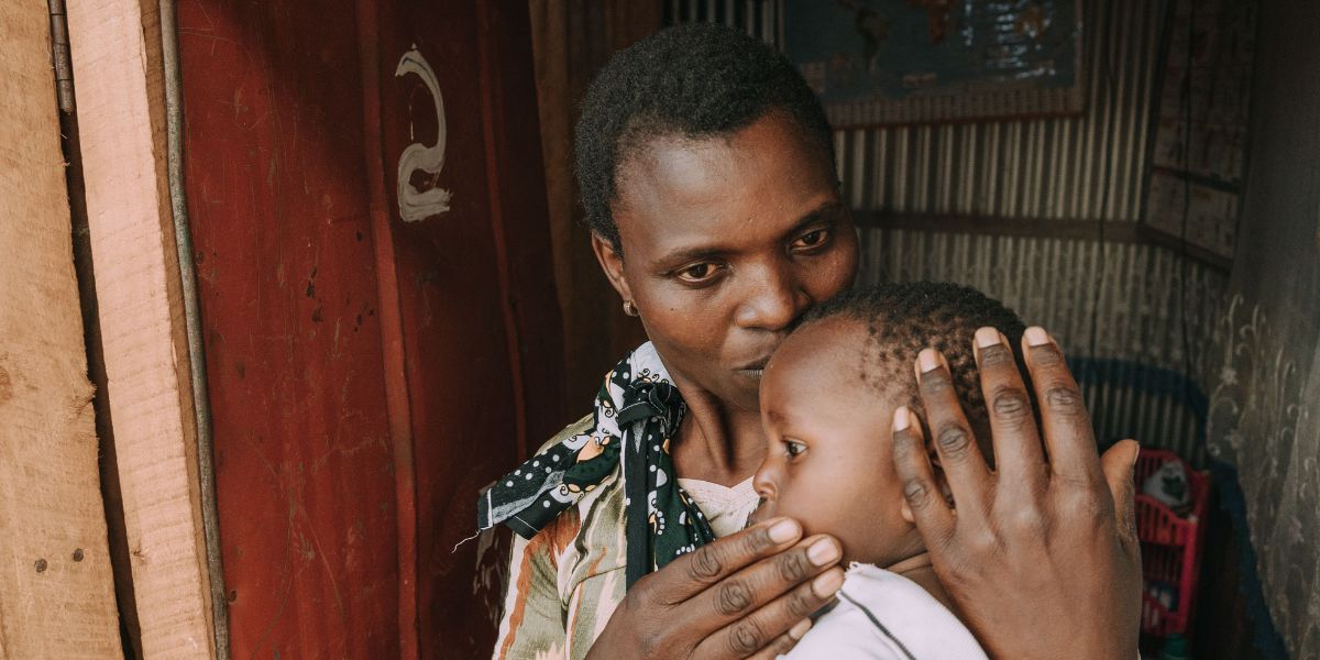 Fransciska and baby Pantaleo, Kenya