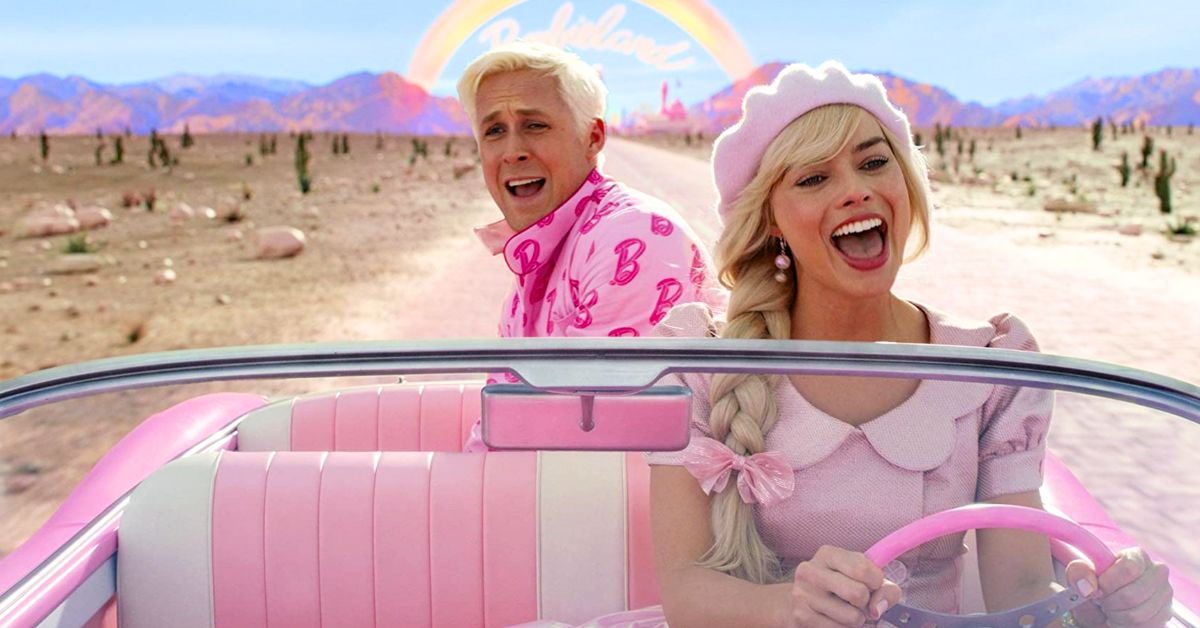 Margot Robbie and Ryan Gosling in Barbie Movie