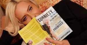 Justine Whitchurch and Sobriety book