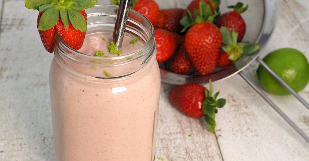 Strawberry and Lime Smoothie