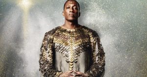 Lecrae as the angel Gabriel in Journey to Bethlehem