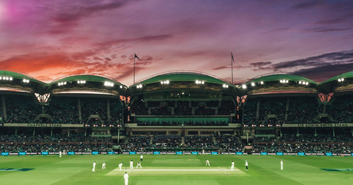 Cricket game at Adelaide Oval